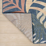 Tropics Palm Leaves Indoor/outdoor Area Rug