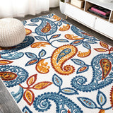 Julien Paisley High-low Indoor/outdoor Area Rug