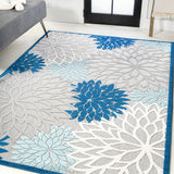 Minori Floral High-low Area Rug