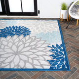 Minori Floral High-low Area Rug