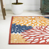 Minori Floral High-low Area Rug