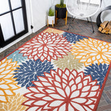 Minori Floral High-low Area Rug