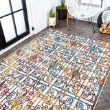 Cetara Ornate Trellis Indoor/outdoor Area Rug