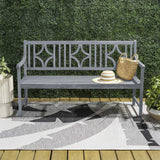 Sloane Ogee Diamond-Back 600-Lbs Support Acacia Wood Outdoor Garden Patio Bench