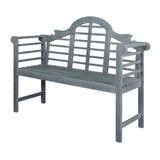 Lutyens Arched 600-Lbs Support Acacia Wood Outdoor Garden Patio Bench