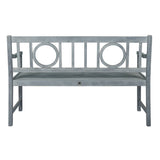 Apollo Circle-Back 600-Lbs Support Acacia Wood Outdoor Garden Patio Bench