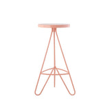 Trinity 30" Modern Industiral Iron Tripod Backless Bar Stool