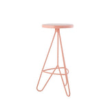 Trinity 30" Modern Industiral Iron Tripod Backless Bar Stool