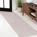 Cole Modern Minimalist Pinstripe High-low Area Rug