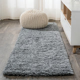 Groovy Solid Shag Area Rug