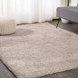 Groovy Solid Shag Area Rug