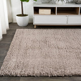 Groovy Solid Shag Area Rug