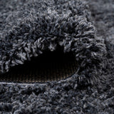 Groovy Solid Shag Area Rug