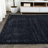 Groovy Solid Shag Area Rug