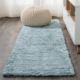 Groovy Solid Shag Area Rug