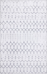Leila Moroccan Diamond Trellis Machine-washable Area Rug
