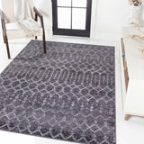 Leila Moroccan Diamond Trellis Machine-washable Area Rug