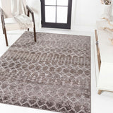 Leila Moroccan Diamond Trellis Machine-washable Area Rug