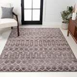 Leila Moroccan Diamond Trellis Machine-washable Area Rug