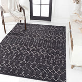 Leila Moroccan Diamond Trellis Machine-washable Area Rug