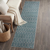 Leila Moroccan Diamond Trellis Machine-washable Area Rug