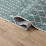 Leila Moroccan Diamond Trellis Machine-washable Area Rug