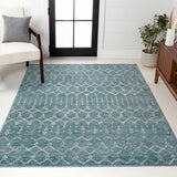 Leila Moroccan Diamond Trellis Machine-washable Area Rug