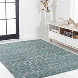Leila Moroccan Diamond Trellis Machine-washable Area Rug