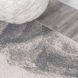 Petalo Abstract Two-tone Modern Area Rug