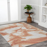 Petalo Abstract Two-tone Modern Area Rug