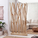 tranquil-39w-x-68h-coastal-bohemian-handcrafted-teak-branch-single-panel-room-divider