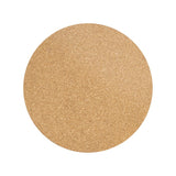 Calix 23.5" Contemporary Minimalist Metal/Cork Round End Table - JONATHAN Y
