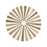 Calix 23.5" Contemporary Minimalist Metal/Resin Round End Table