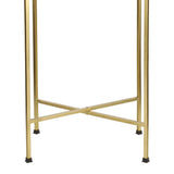 Sterling 26.25" Industrial Classic Metal Foldable Rectangular End Table and Side Table with Removable Tray Top