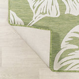 Tobago High-low Two-tone Monstera Leaf Indoor/Outdoor Area Rug