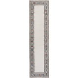 Sebastian High-low Modern Diamond Border Indoor/Outdoor Area Rug