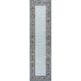 Sebastian High-low Modern Diamond Border Indoor/Outdoor Area Rug