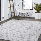 Talaia Neutral Geometric Indoor/outdoor Area Rug