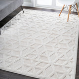 Talaia Neutral Geometric Indoor/outdoor Area Rug