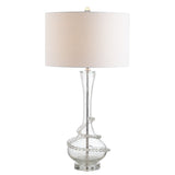 Belle 31.5" Glass LED Table Lamp - JONATHAN Y