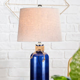 Azure 23.5" Glass Bottle LED Table Lamp - JONATHAN Y