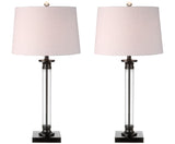 Mason 30" Glass and Metal LED Table Lamp - JONATHAN Y