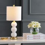 February 21" Glass/Metal LED Table Lamp