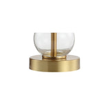 February 21" Glass/Metal LED Table Lamp