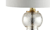 February 21" Glass/Metal LED Table Lamp