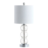 February 21" Glass/Metal LED Table Lamp