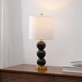 February 21" Glass/Metal LED Table Lamp