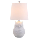 Hoot 20.5" Ceramic Mini LED Table Lamp - JONATHAN Y