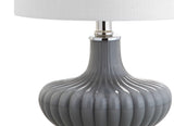 Kamille 18" Glass and Lucite LED Table Lamp - JONATHAN Y