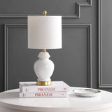 Perry 20" Ceramic/Metal LED Table Lamp - JONATHAN Y